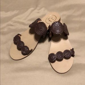 Jack Rogers Lauren 7.5M brown sandals